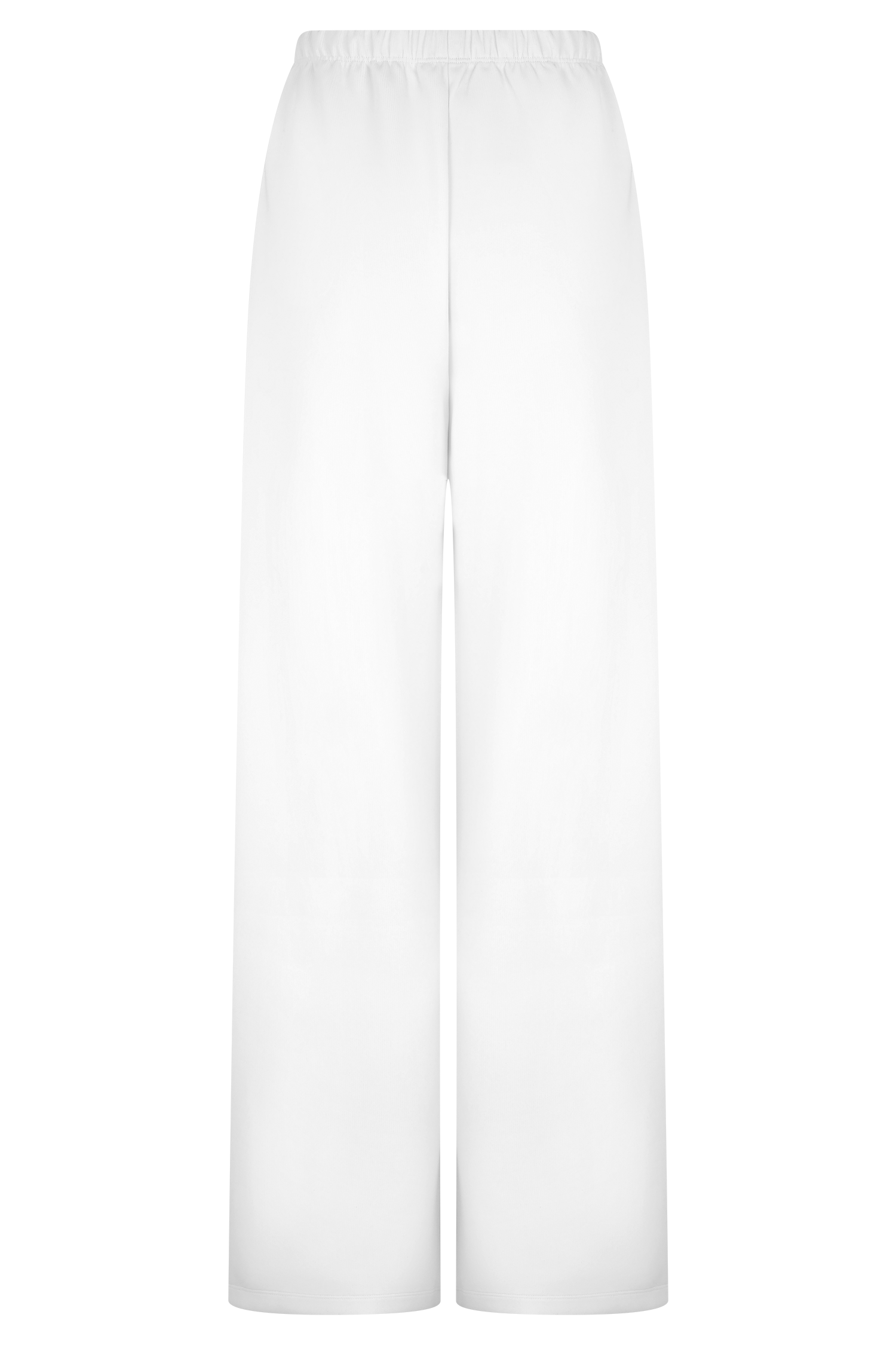 Janayia Cotton Wide Leg Pants - White