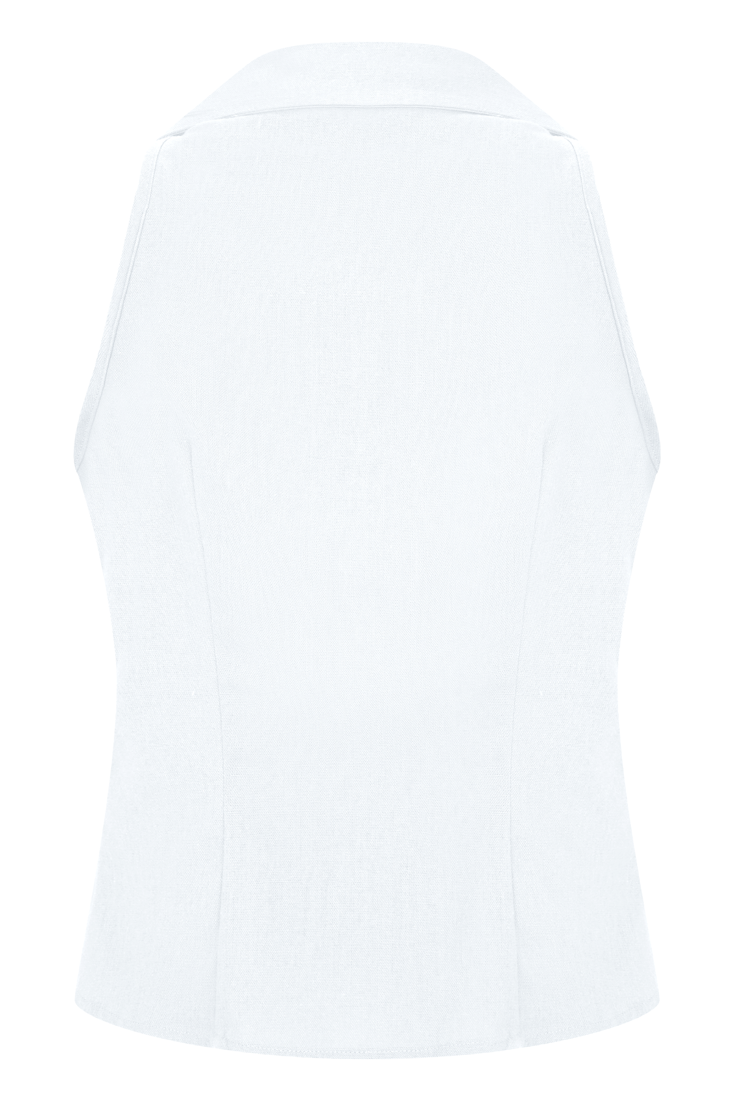 Scout Sleeveless Linen Shirt - White